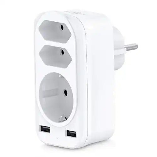 USB-Steckdosenadapter KEPLUG Steckdosenadapter, USB Steckdose