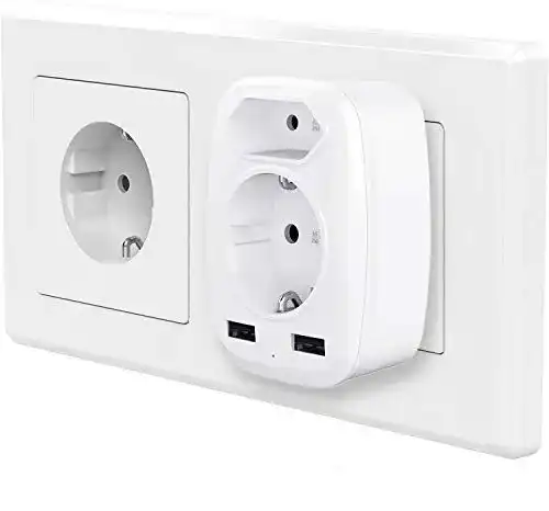 USB-Steckdosenadapter massway USB Steckdose, 4-in-1