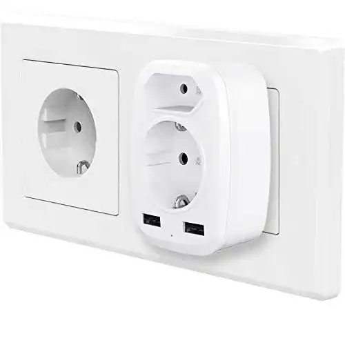 Die beste USB-Steckdosenadapter massway USB Steckdose, 4-in-1 2026 Test Bestseller USB-Steckdosenadapter massway USB Steckdose, 4-in-1