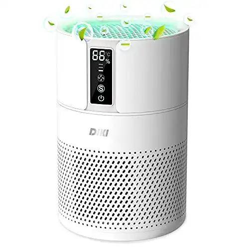 Viren-Ionisator LED DIKI Luftreiniger Air Purifier HEPA-Kombifilter