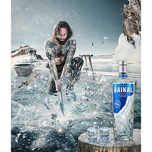 Vodka Baikal Vodka , sibirischer Premium Wodka 40% vol., 0.7 l