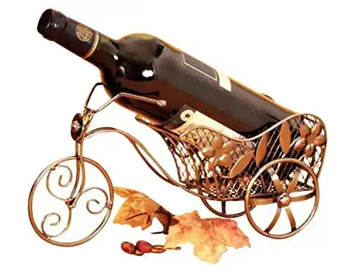 Weinflaschenhalter Geschenkestadl Flaschenhalter Fahrrad Metall