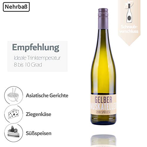Weißwein (lieblich) Nehrbaß – “Gelber Muskateller 2020” – Weißwein