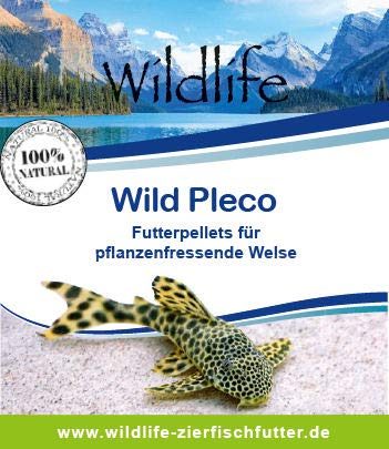 Welsfutter Wildlife Wild Pleco Natürliche Futterpellets 45 g