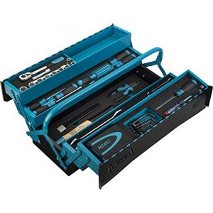 Werkzeugkoffer HAZET Metall- mobiler Montage-Koffer, 79-teilig