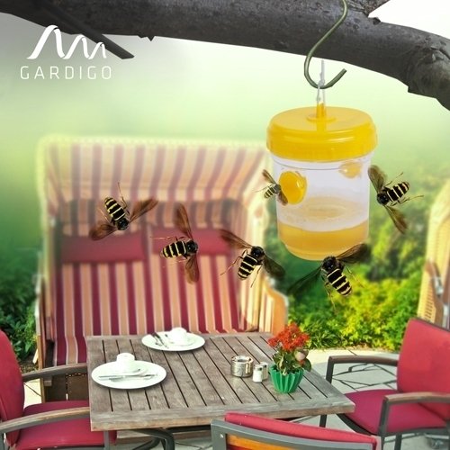 Wespenfalle Gardigo 2er Set | Wespenfänger zum Aufhängen