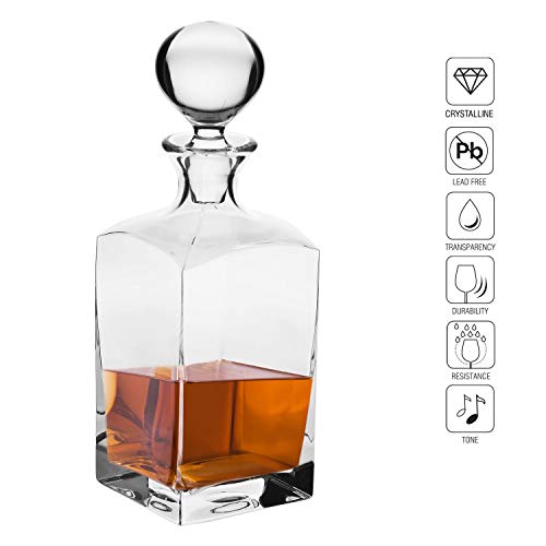 Whisky-Karaffe Krosno Whiskykaraffe Decanter | 1000 ML | Caro