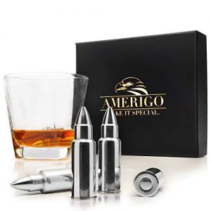 Whisky-Steine Amerigo Premium Edelstahl Steine Geschenkset