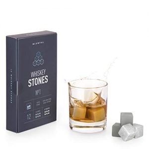 Whisky-Steine Blumtal Whisky Steine aus Speckstein, 12 Stück