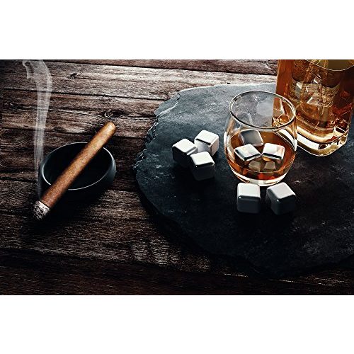 Whisky-Steine VINENCO Whisky Steine Set – 8 Wiederverwendbar