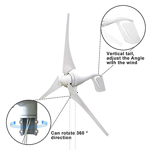 Windkraftanlage ECO-WORTHY Windturbine Generator 400W