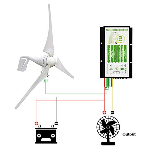 Windkraftanlage ECO-WORTHY Windturbine Generator 400W