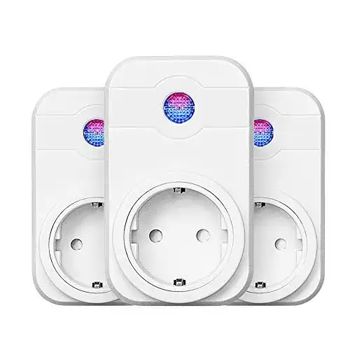 WLAN-Steckdose HORSKY 3-Packs Wifi Steckdose Smart Home
