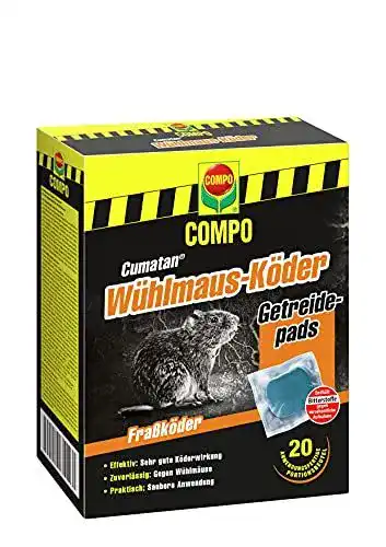 Wühlmausköder Compo Cumatan Wühlmaus-Köder, Getreidepads
