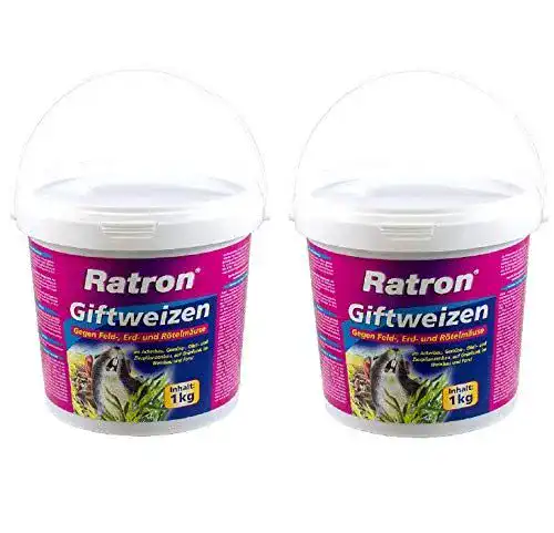 Wühlmausköder Ratron Giftweizen 2 kg-Eimer wühlmausgift