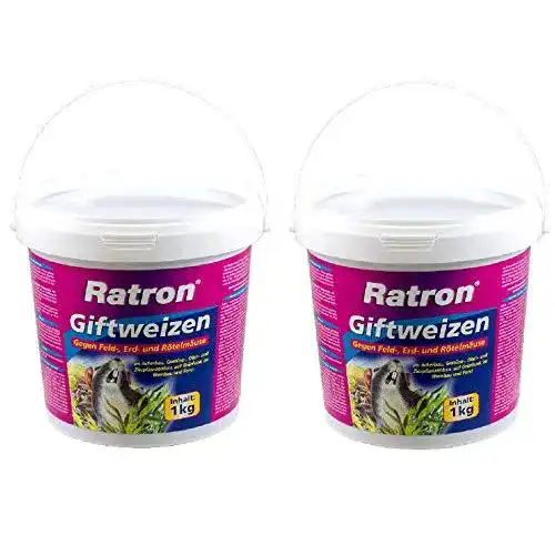 Wühlmausköder Ratron Giftweizen 2 kg-Eimer wühlmausgift