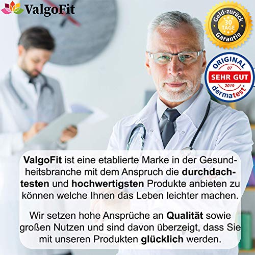 Zehenspreizer Valgofit ® [6x] – Gratis Trainingsband und eBook