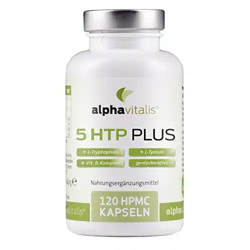 5-HTP alphavitalis 5 HTP Plus, 120 Kapseln, verbesserte Formel
