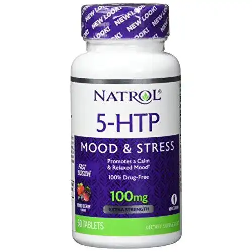 5-HTP Natrol 100 mg Fast Dissolve (30) Standard, 15 g