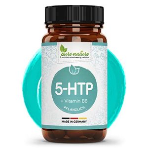 5-HTP Pure Nature, natürlich, hochwertig, 100mg + Vitamin B6