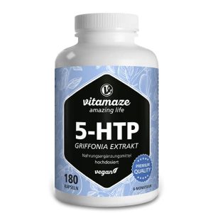 5-HTP Vitamaze, amazing life 200 mg, hochdosiert, 180 Kapseln