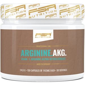 AAKG FSA Nutrition Arginin AKG 150 Kapseln, 1000 mg pro Kapsel