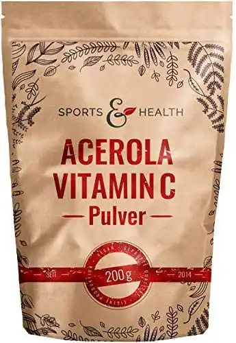 Acerola CDF Sports & Health Solutions Vitamin C – 200 g Pulver