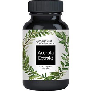Acerola natural elements Kapseln – 180 vegane Kapseln