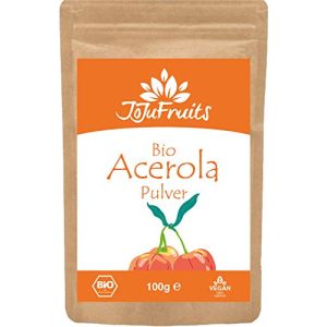 Acerola-Pulver JoJu Fruits – Bio Acerola Pulver (100g) – Natürlich
