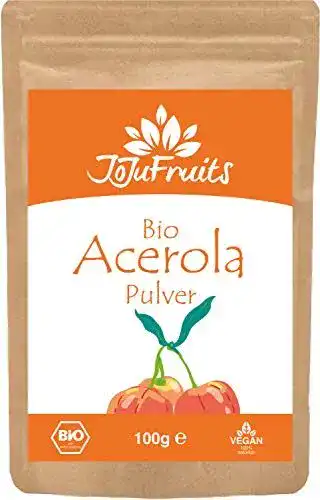 Acerola-Pulver JoJu Fruits – Bio Acerola Pulver (100g) – Natürlich