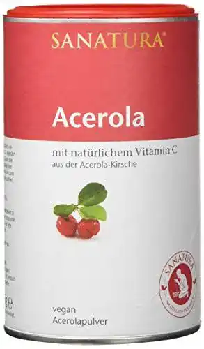 Acerola-Pulver Sanatura Acerola – 175 g Acerola Pulver