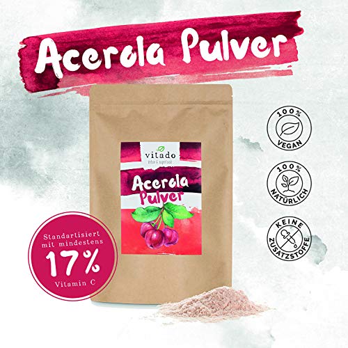 Acerola-Pulver vitado Acerola Pulver 1kg – Natürlich