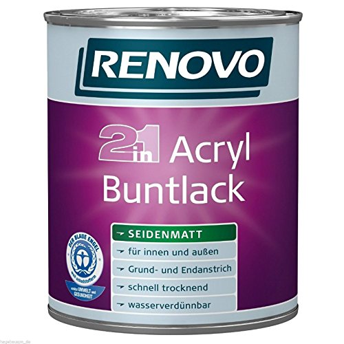 Die beste acryllack renovo 25 liter acryl buntlack weiss seidenmatt Bestsleller kaufen