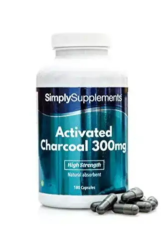 Aktivkohle-Kapseln Simply Supplements Aktivkohle 300mg