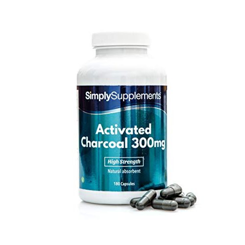 Aktivkohle-Kapseln Simply Supplements Aktivkohle 300mg