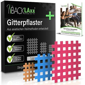 Akupunkturpflaster BACKLAxx ® Gittertape – 140 Stück Set