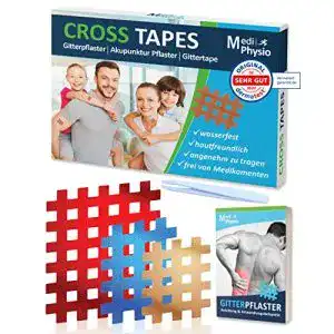 Akupunkturpflaster MediPhysio Gittertape Premium inkl. Pinzette