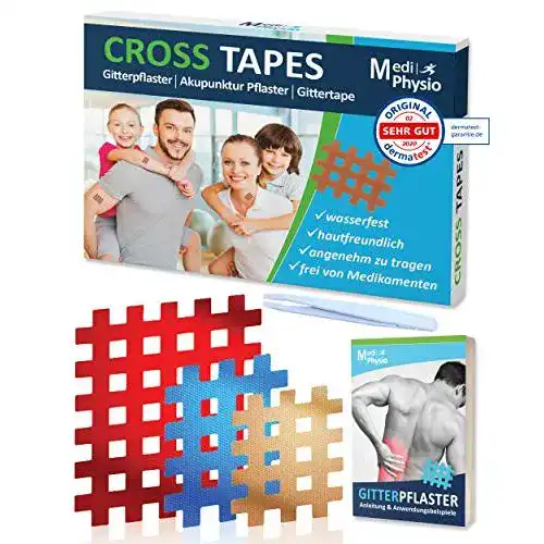 Akupunkturpflaster MediPhysio Gittertape Premium inkl. Pinzette