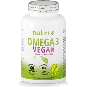 Algenöl-Kapseln Nutri + OMEGA-3 Vegan, DHA + EPA