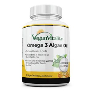 Algenöl-Kapseln Vegan Vitality Vegan Omega-3, 60 Kapseln