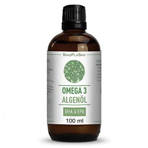 Algenöl Sinoplasan Omega 3, vegan, JETZT MIT TROPFER, 100 ml