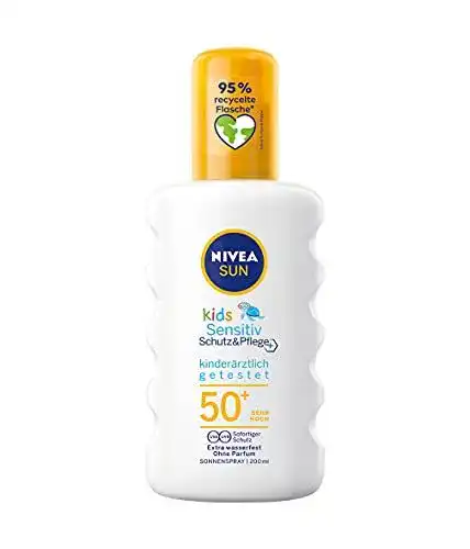 Allergie-Sonnencreme NIVEA SUN Kids Sensitiv, 200 ml, LSF 50+