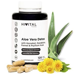 Aloe-vera-Kapseln Hivital Foods Aloe Vera Detox, 120 Kapseln