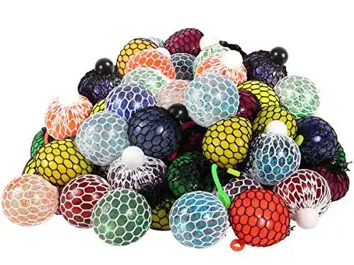 Antistressball Alsino Quetschball im Netz Anti Stress Ball 6 Stück