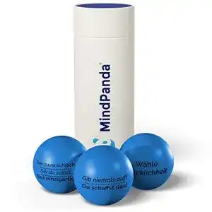 Antistressball MindPanda 3X motivierende Stressbälle