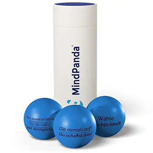 Antistressball MindPanda 3X motivierende Stressbälle