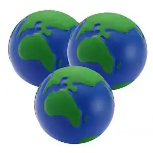 Antistressball StressCHECK Stressballs Globus x 3 | Stress Ball