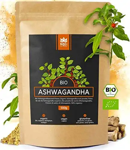 Ashwagandha-Pulver Holi Natural ® 500g