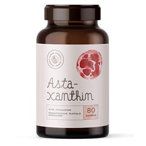 Astaxanthin Alpha Foods 12mg, mit Leinöl, 80 Depot-Softgels