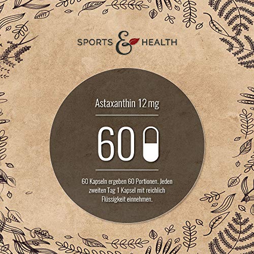 Astaxanthin CDF Sports & Health Solutions 12 mg Depot Softgel
